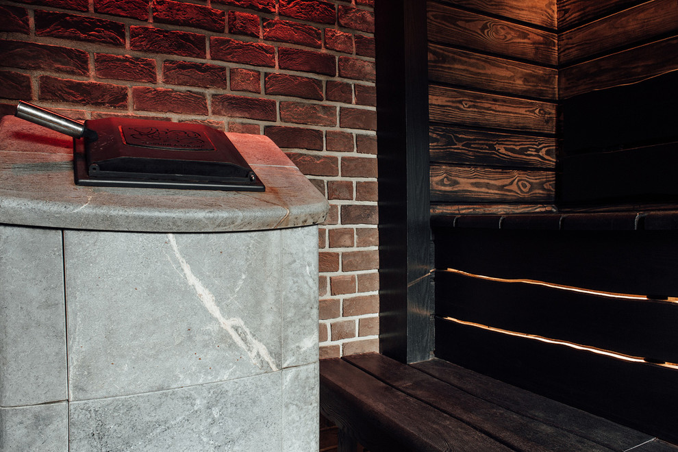 Печь с закрытыми камнями.