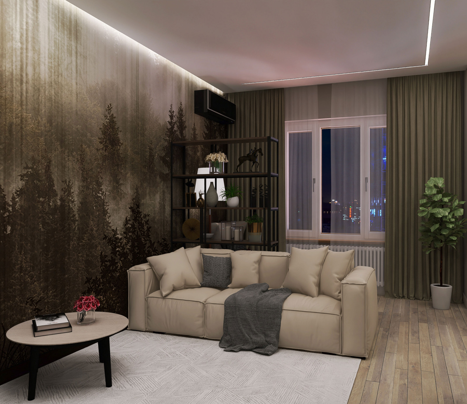 Двухкомнатная квартира