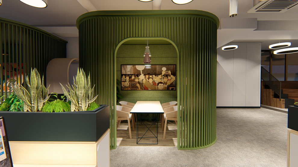 Концепция интерьеров офиса телекомпании НТВ