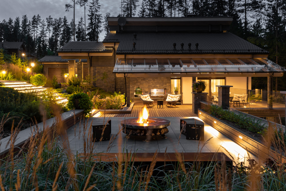 Сад на склоне