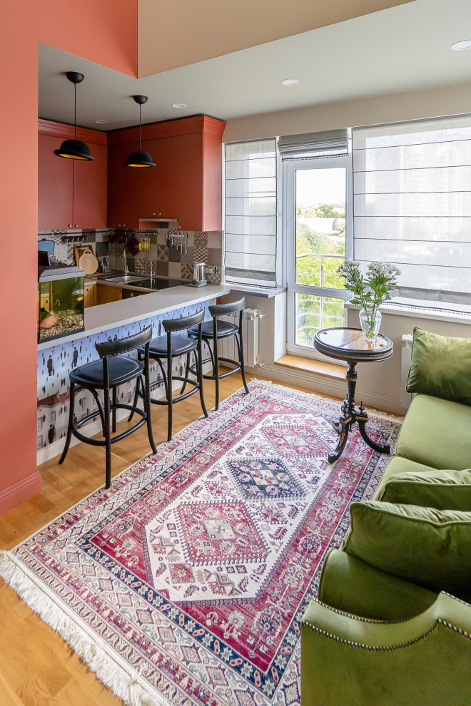 Двухяърусная квартира. Москва.