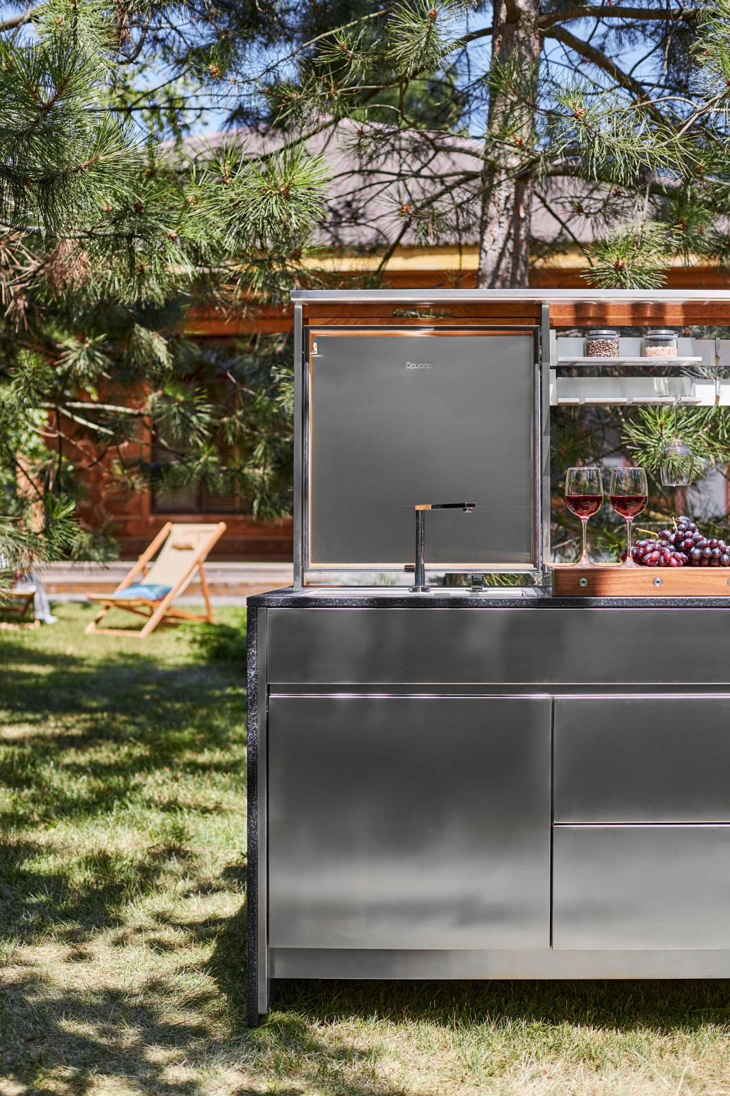 Уличная кухня для террасы и открытых пространств