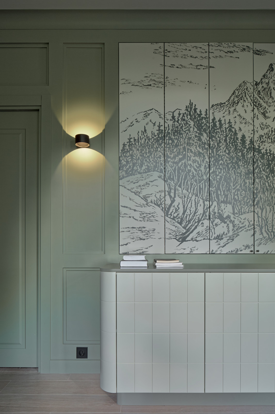 Настенный светильник Coneto LED MRL LED 1045 чёрный