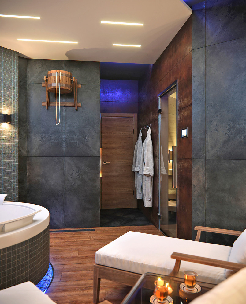 Лаунж и спортзал в частном доме