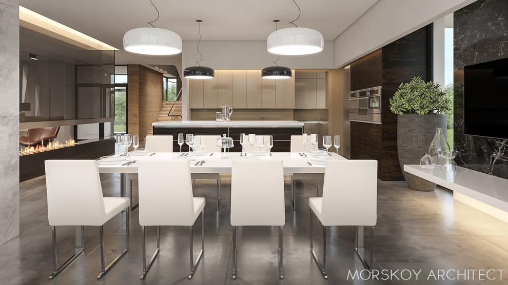 Interior of the apartment house 600 m²