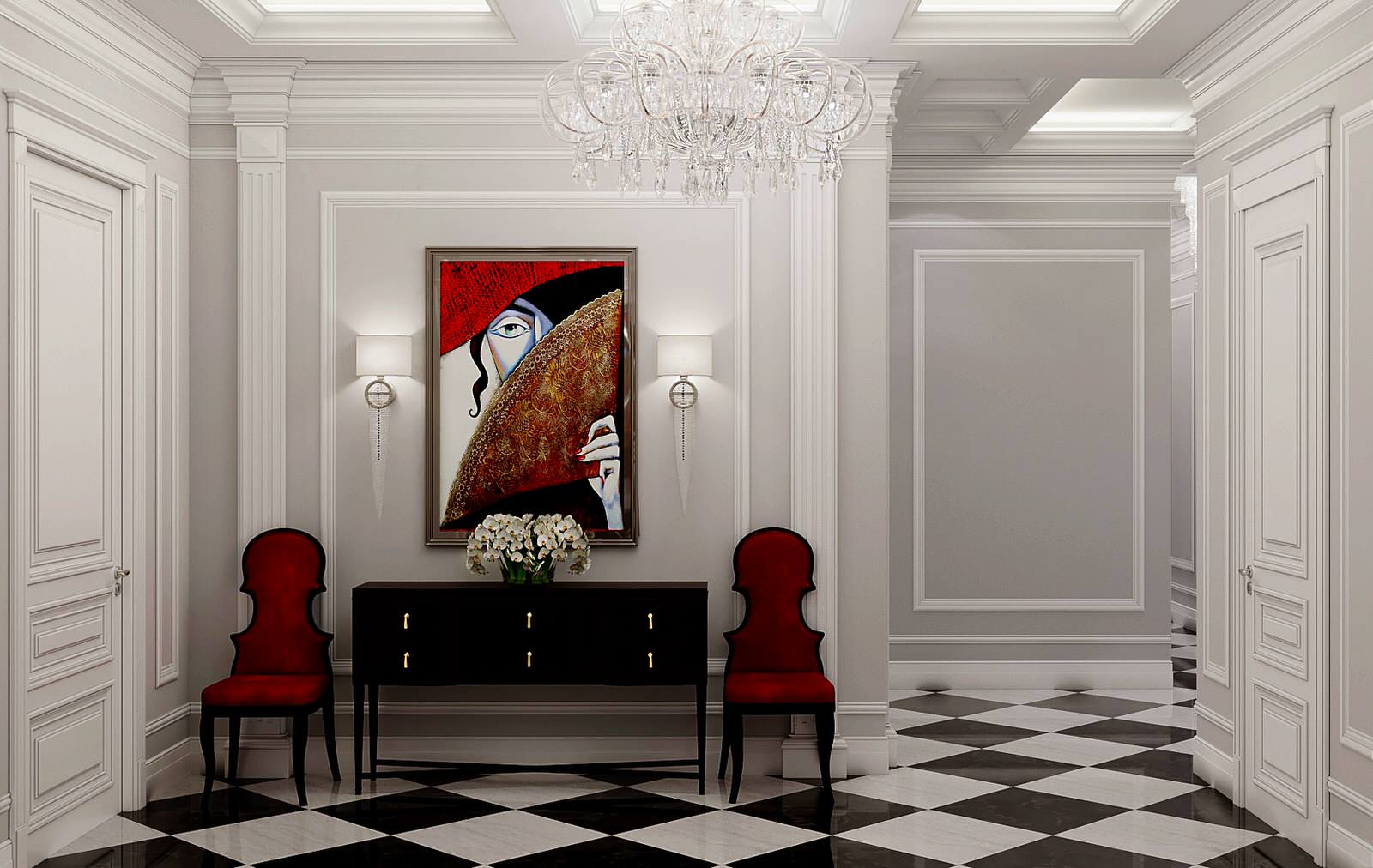 ЖК Русский Авангард, холл