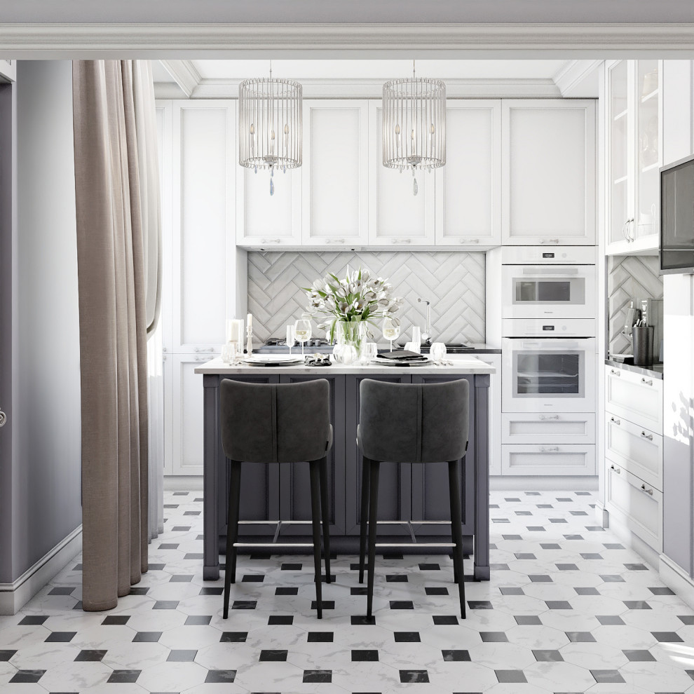 Проект квартиры в стиле современная классика