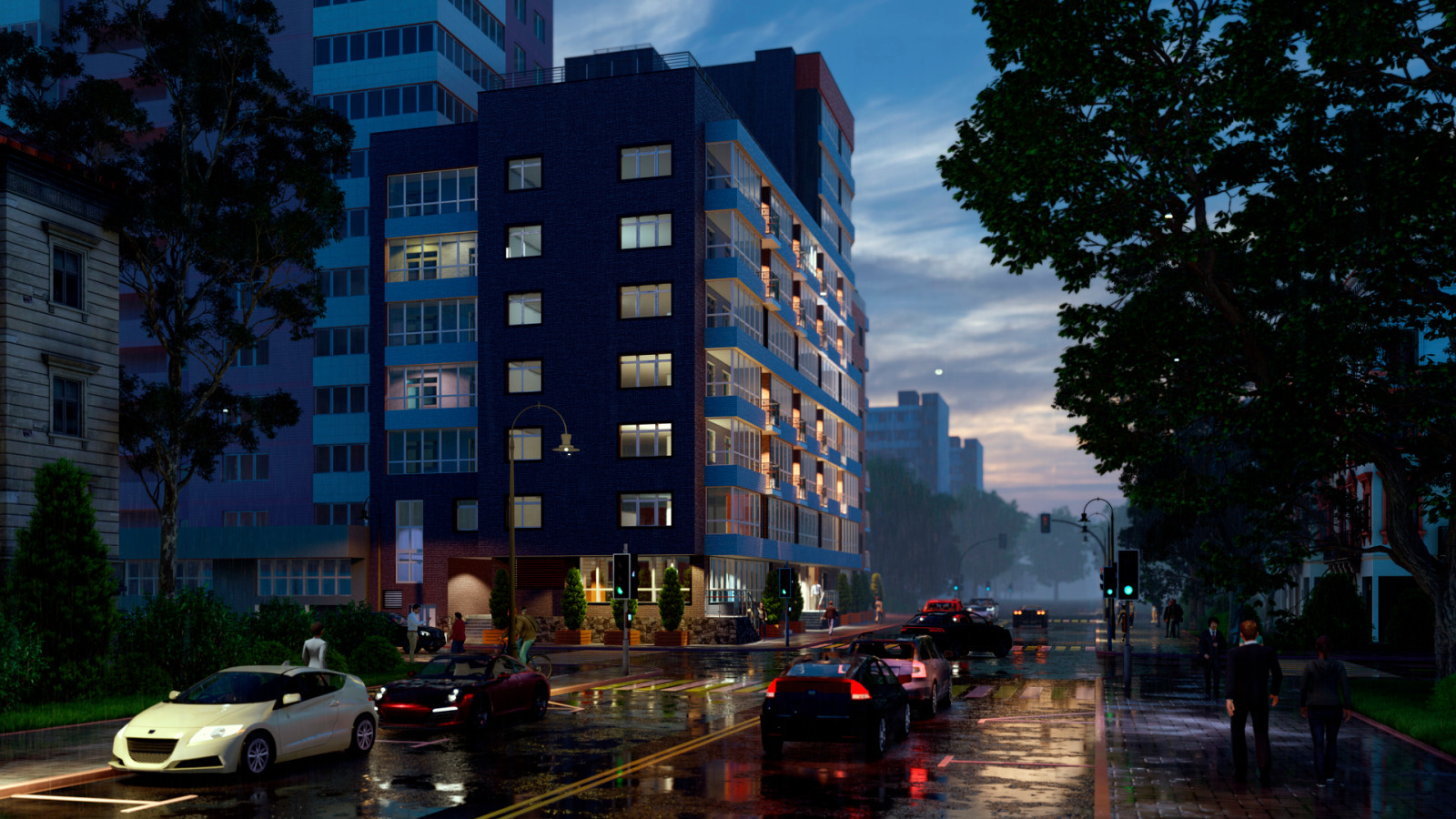 Многоквартирный дом пер. Халтуринский