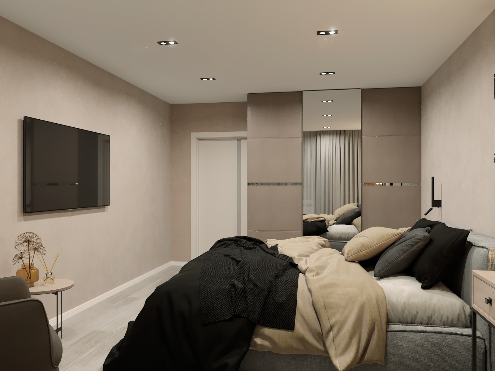 Современная квартира в новостройке.