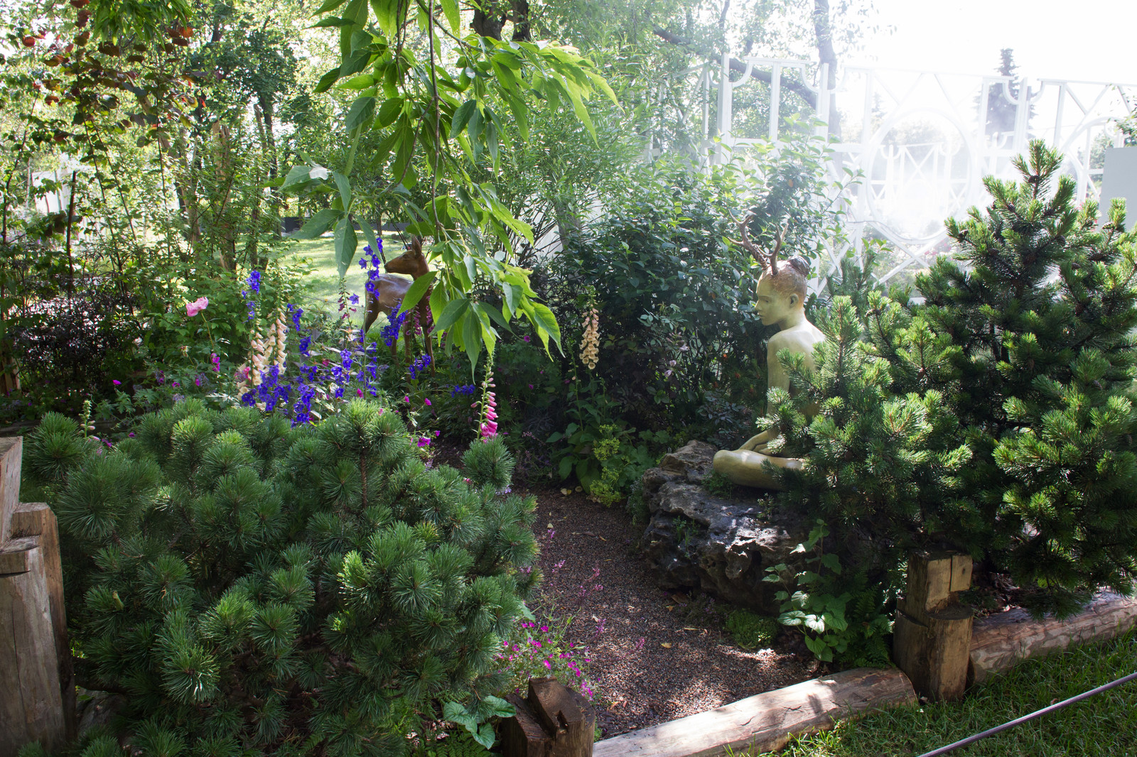 Фотосъёмка сада   Mark  Eveleigh(+Gigi Cameron) на   MoscowFlowerShow2017