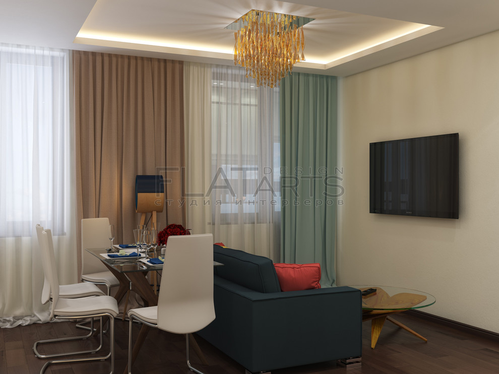 Дизайн 2-ной кв. 67кв.м. Современный стиль