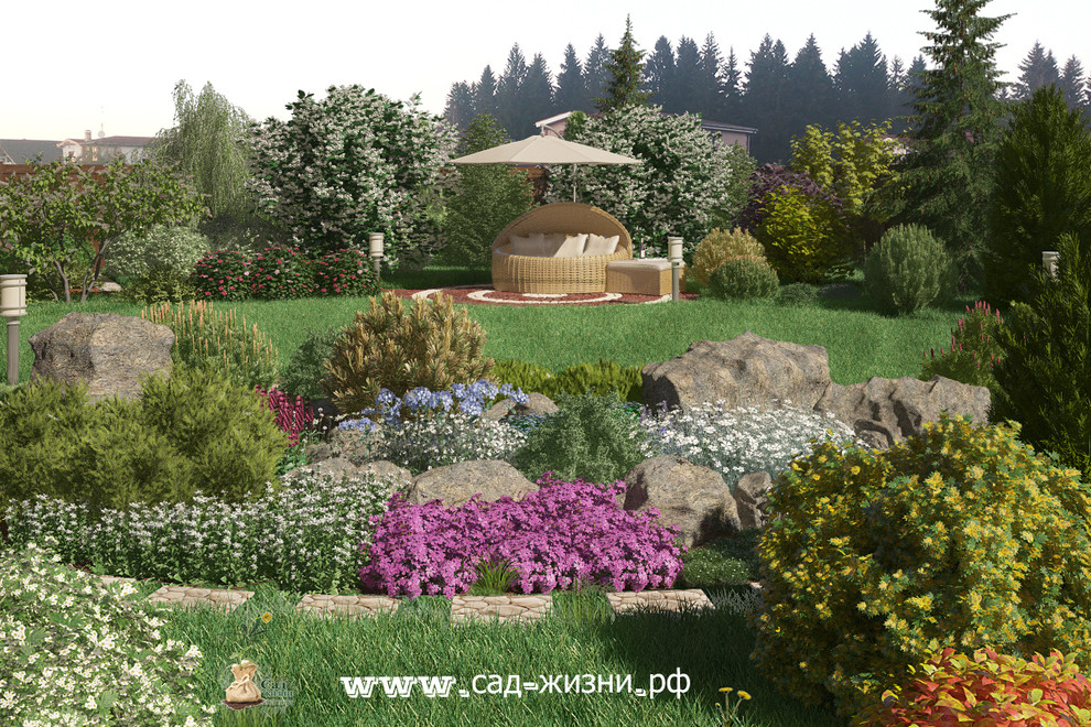 Дизайн частного участка в г. Малый Петербург