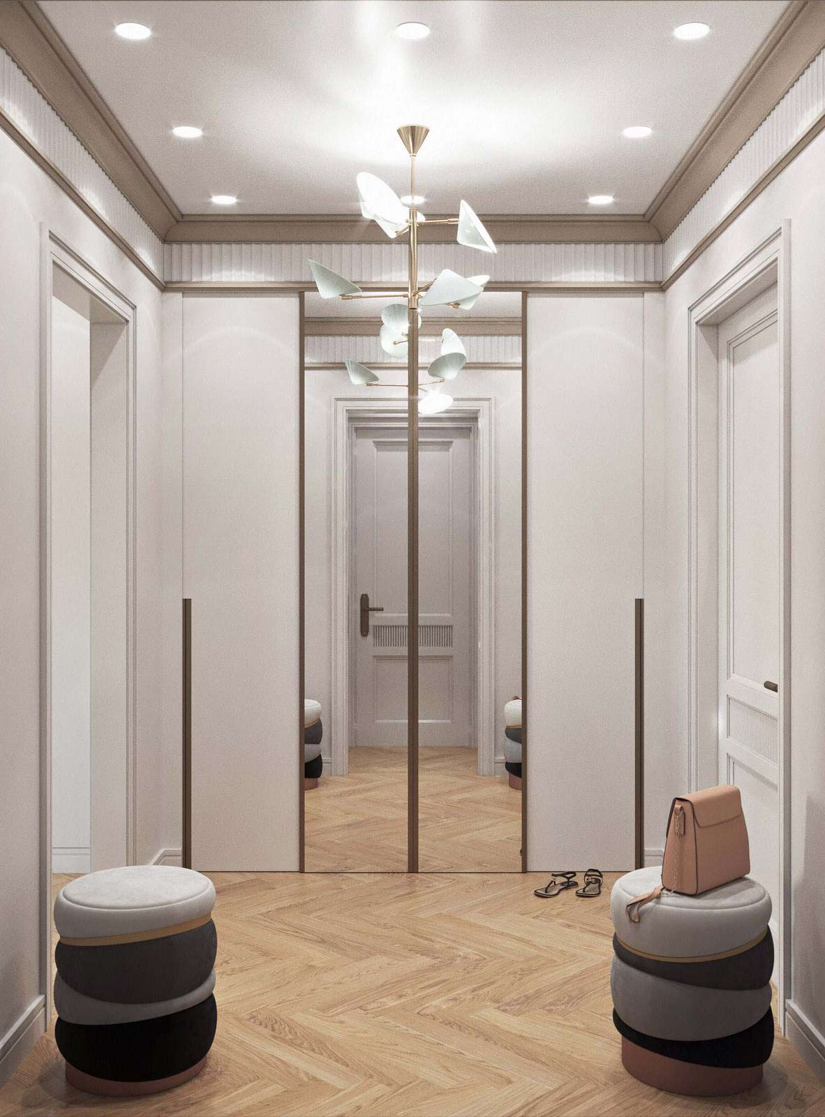 Дизайн интерьера квартиры-студии для современной модной девушки