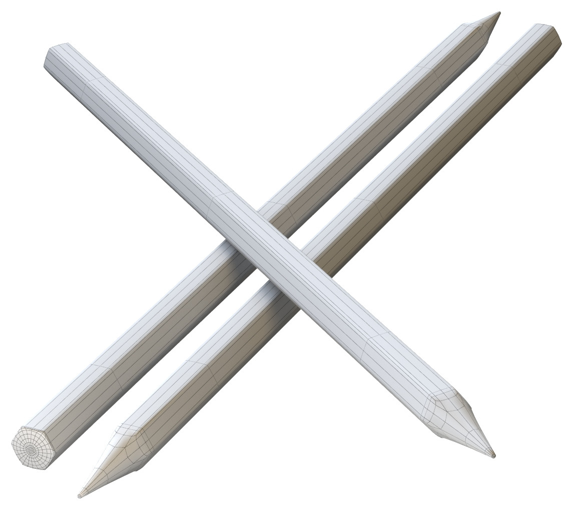 3д моделирование и визуализация карандашей KOH-I-NOOR