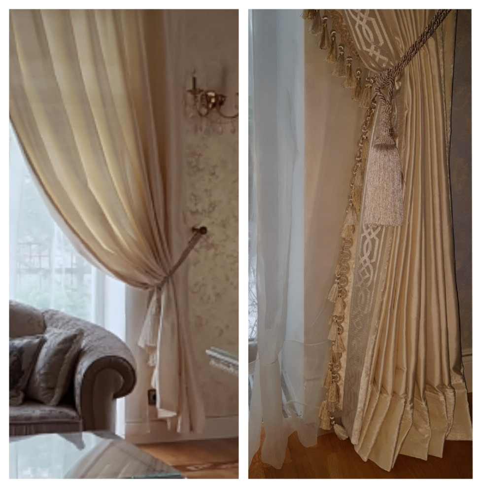 От 2-х до 15-ти: интерьерный текстиль для загородного дома в классическом стиле