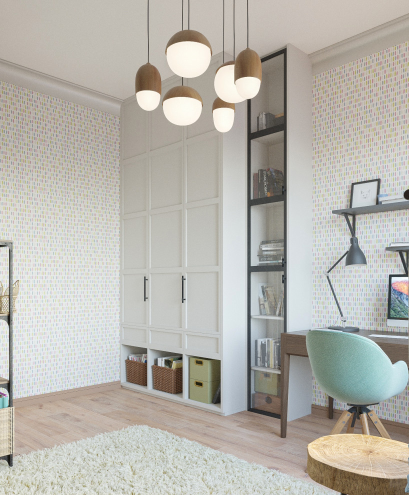 Квартира с этническими мотивами.