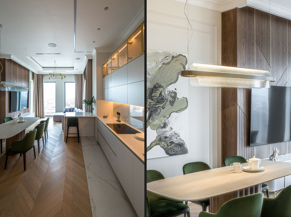 Реализованный проект квартиры в Неоклассике ЖК Eleven