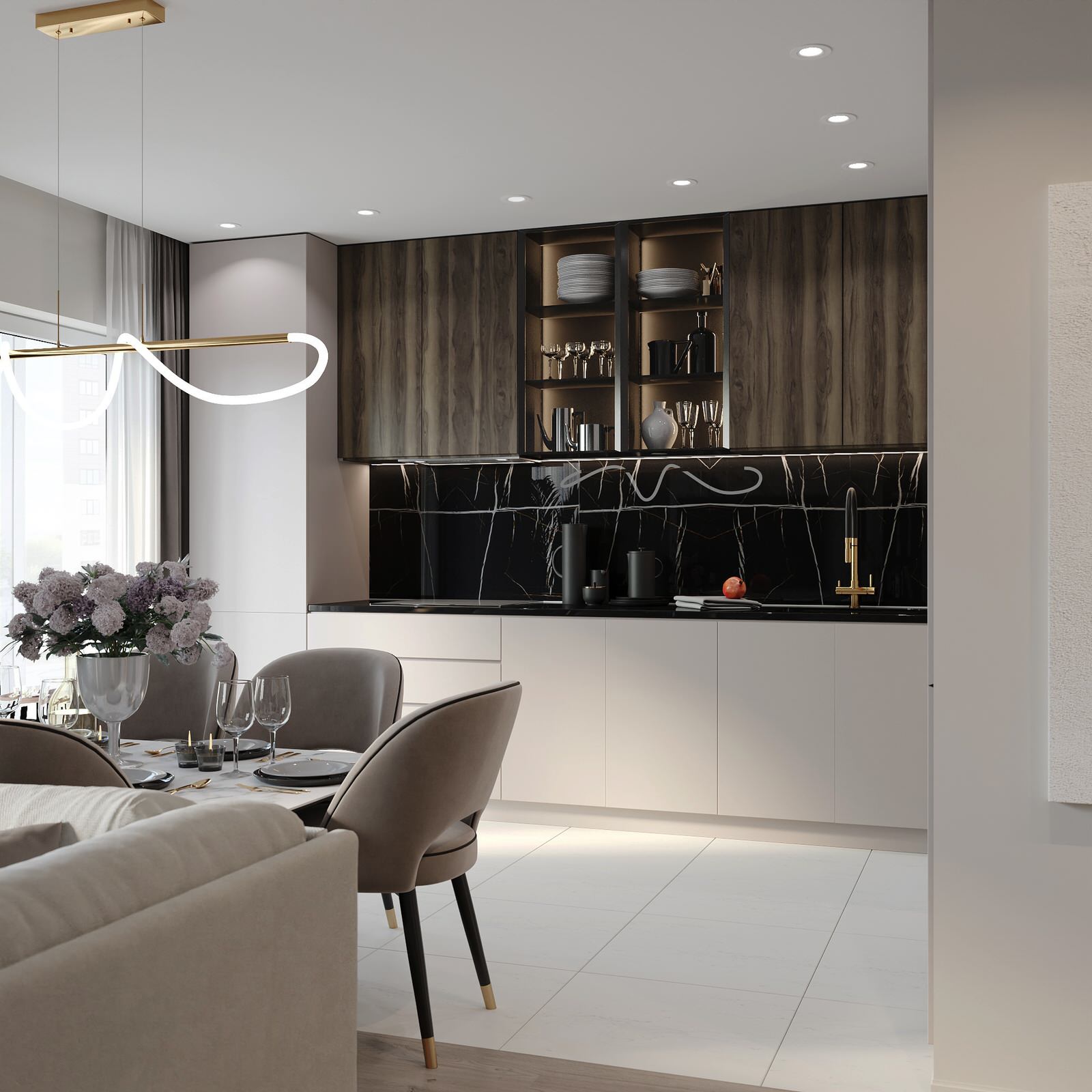 Двухкомнатная квартира 70 м2