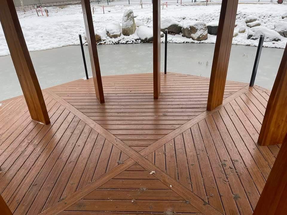 Террасы для бассейнов, причалов