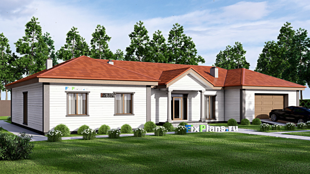 Проект одноэтажного дома 19х26м S273м2 F-16379