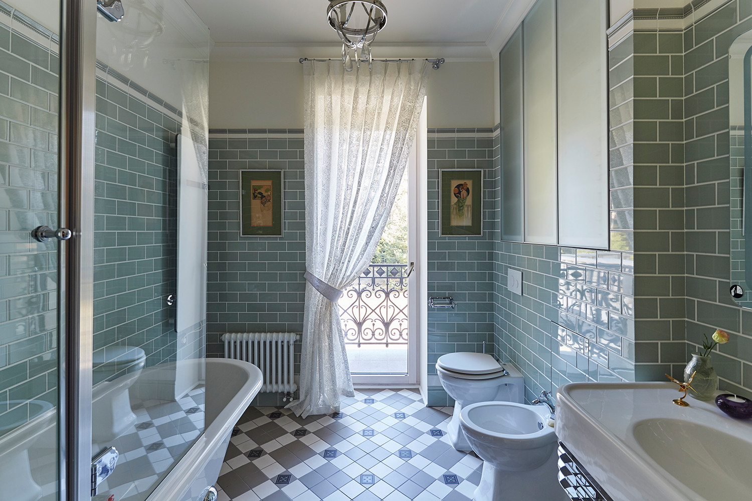 Интерьер санузла в американском стиле