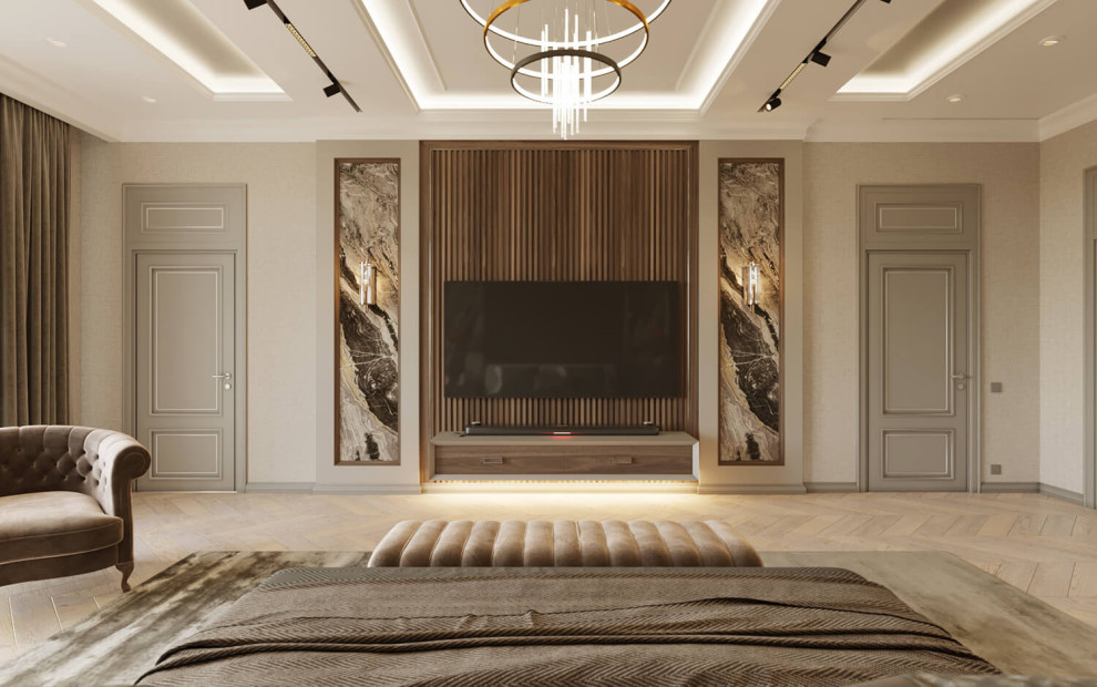 Дизайн интерьера жилого дома. Современная классика.