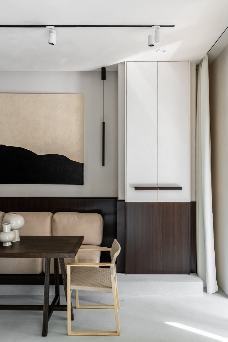 Софт-минимализм на мраморной кухне