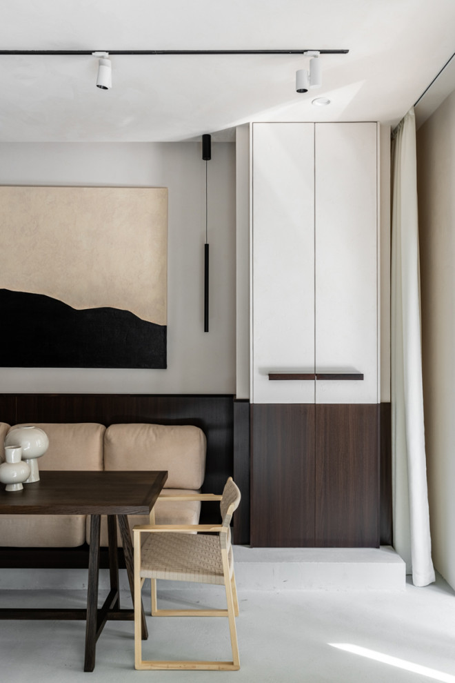 Софт-минимализм на мраморной кухне