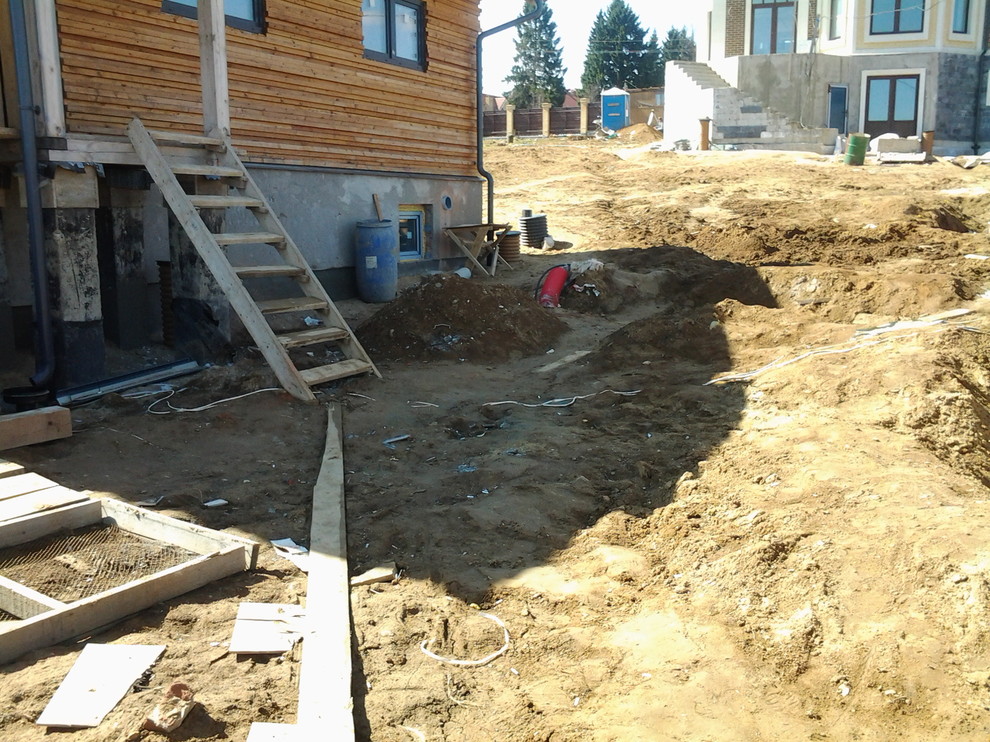 Благоустройство и озеленение участка 50 соток  на Дмитровском шоссе.