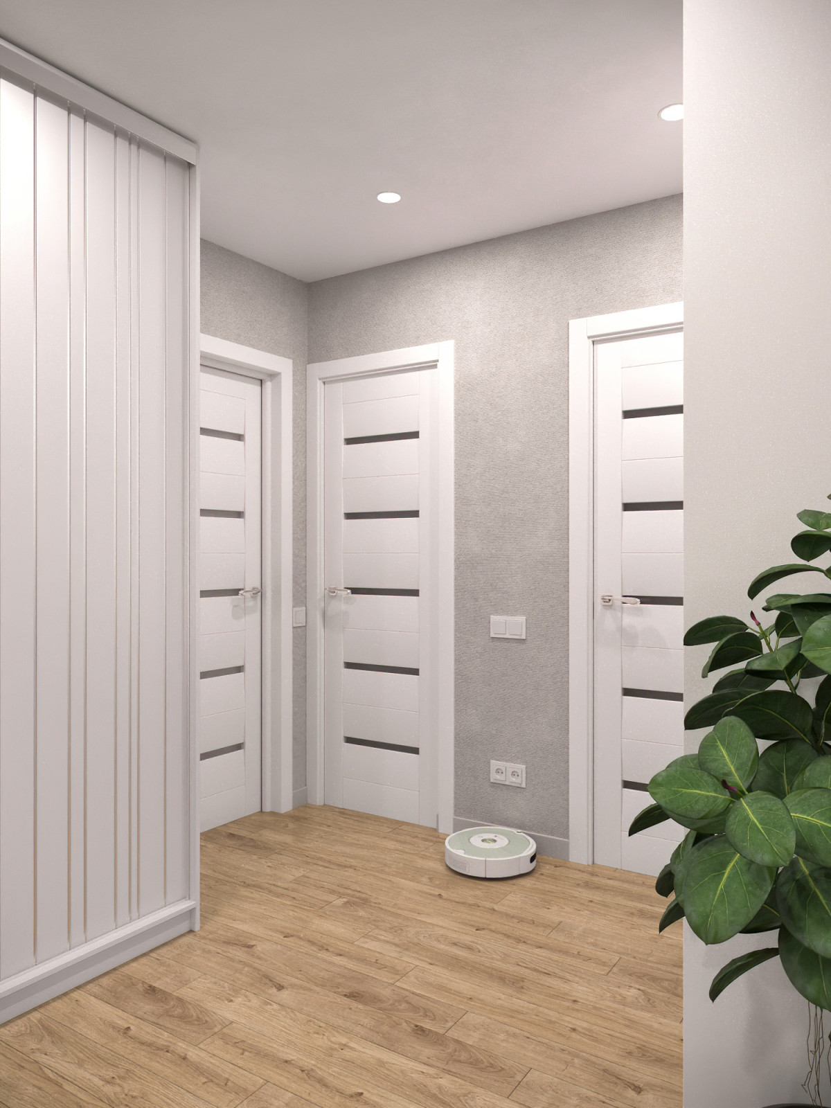 Обложка проекта: Квартира в монохроме