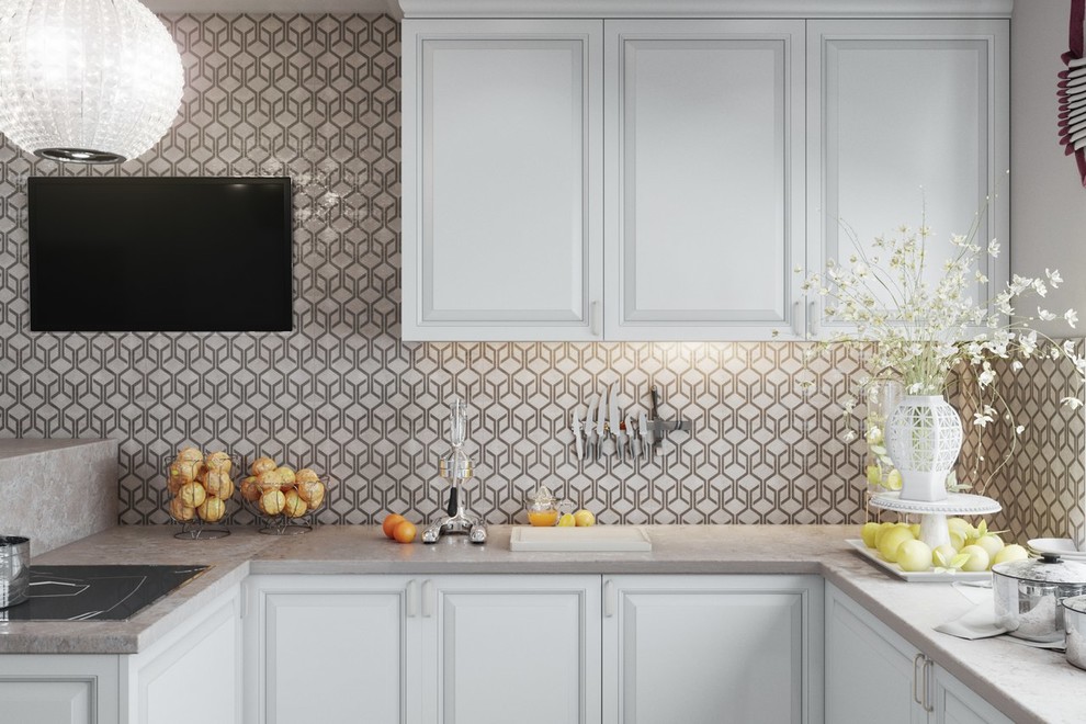 Дизайн 3к.кв. (120 кв.м) в стиле арт-деко в ЖК Клубный дом на Сретенке