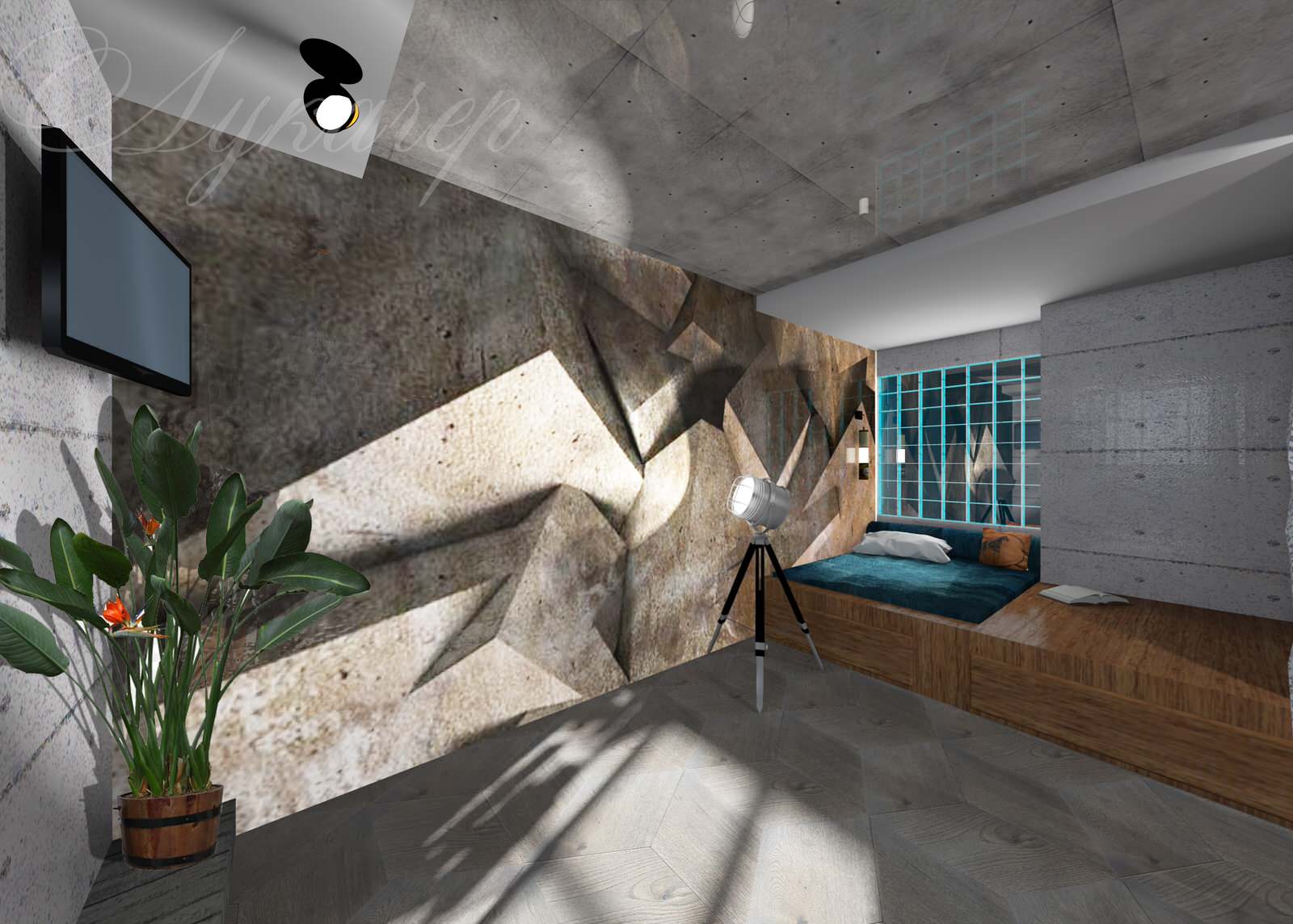 Квартира в стиле лофт