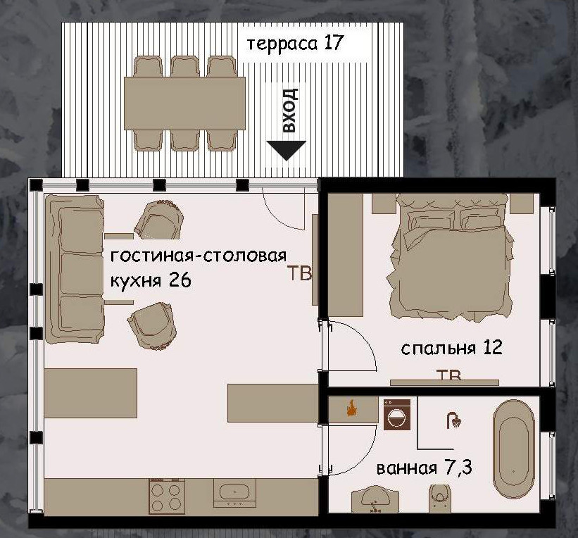 Проект маленького дома