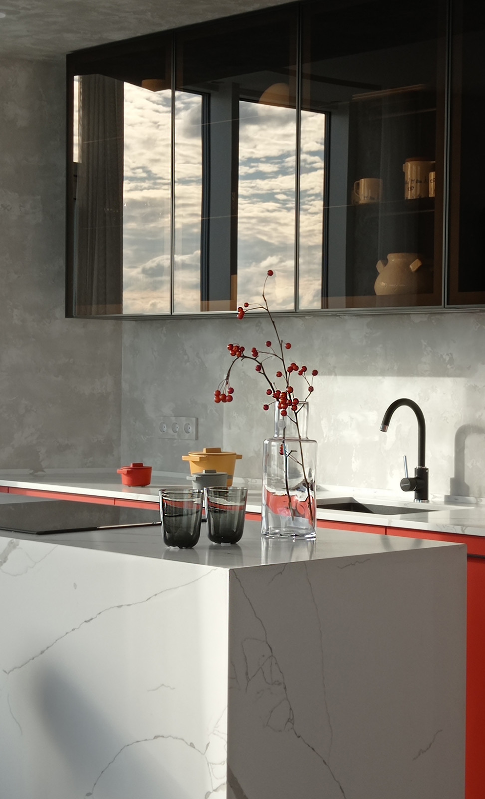 Houzz тур: Квартира с окнами в парк и индустриальной эстетикой