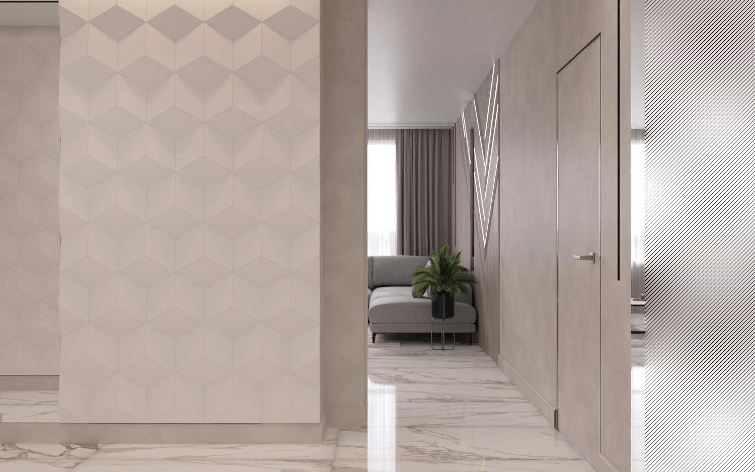 Обложка проекта: ЖК Московский квартал с сауной-бочкой в квартире