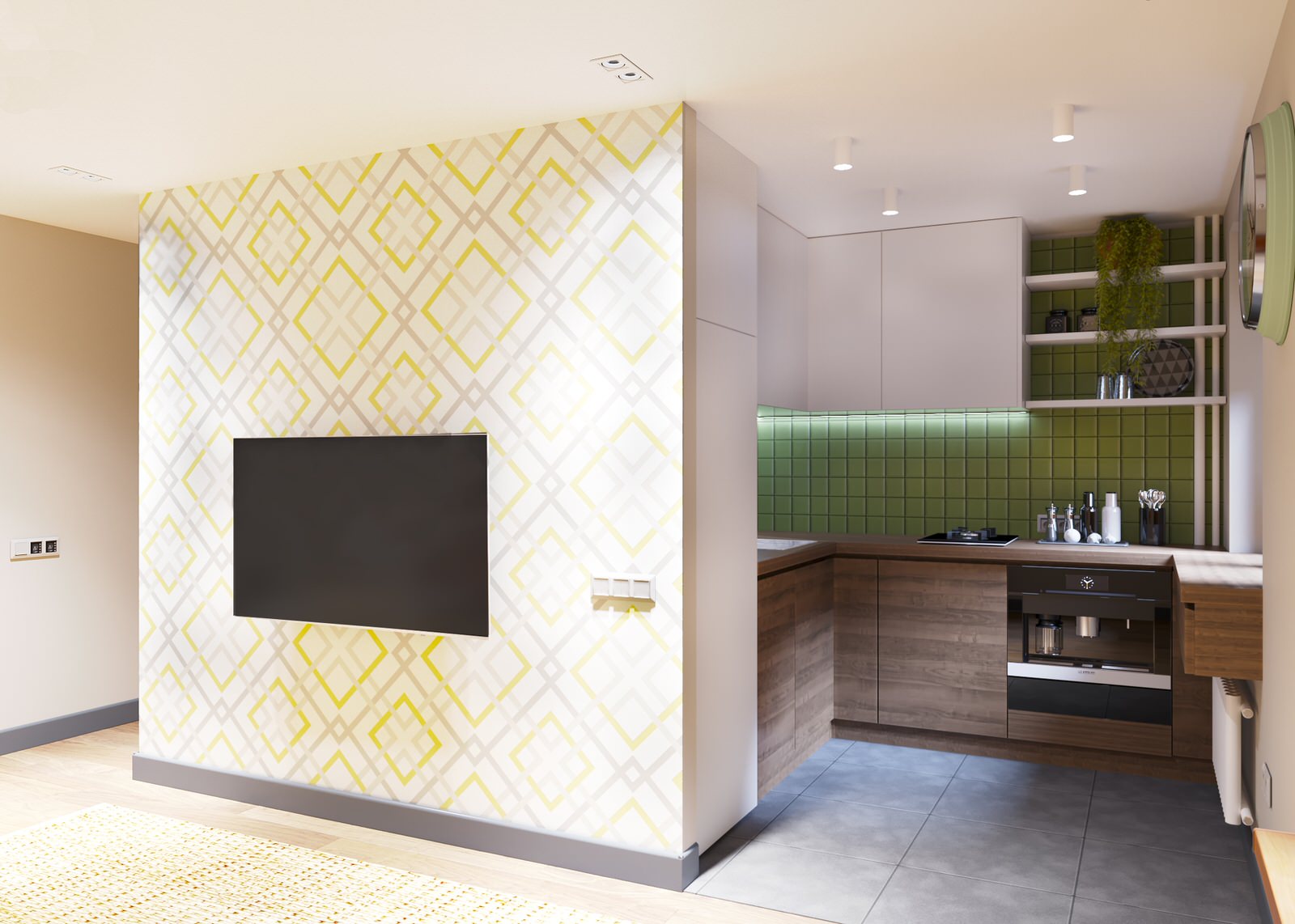 Яркая квартира с уважением к советскому наследию 70-х