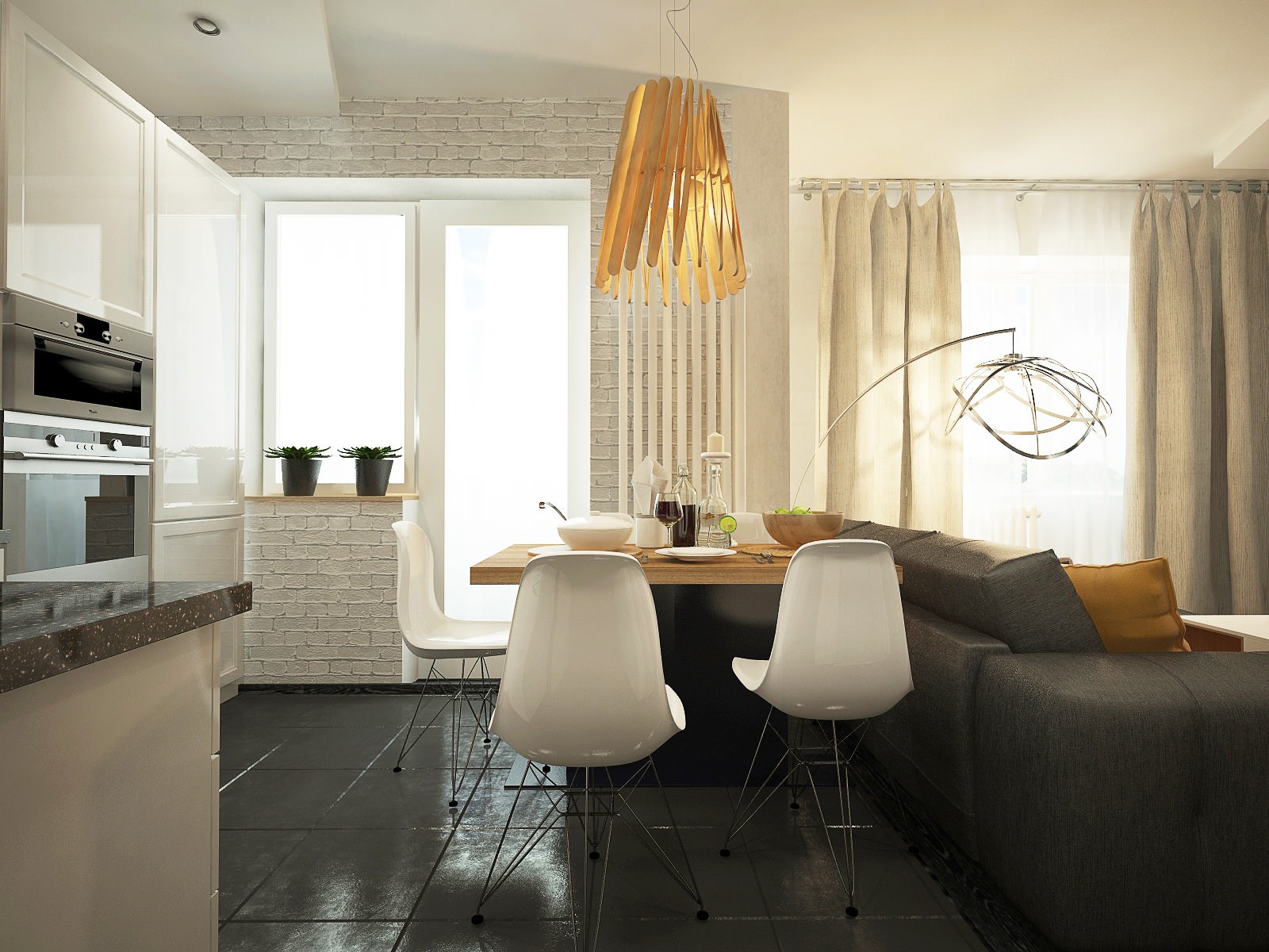 Дизайн однокомнатной квартиры.