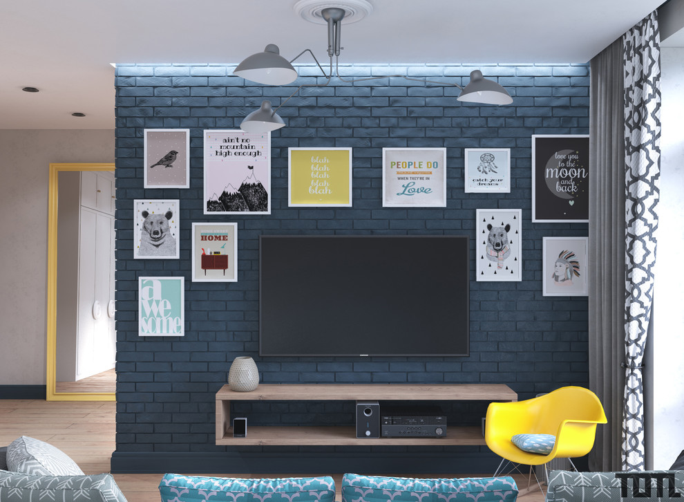 Просторный лофт для большой семьи