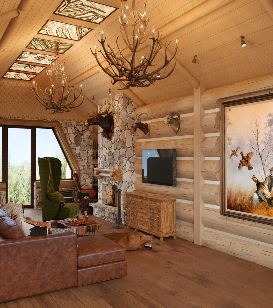 Визуализации дома в стиле "Шале"