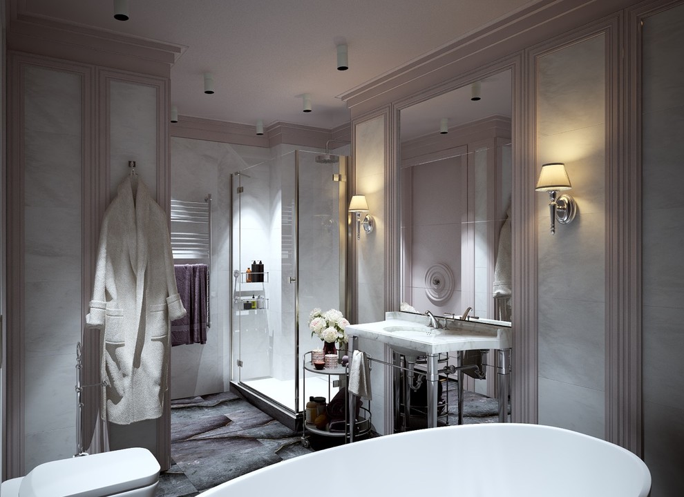 Pink and Marble. Квартира в г. Ростов-на-Дону.