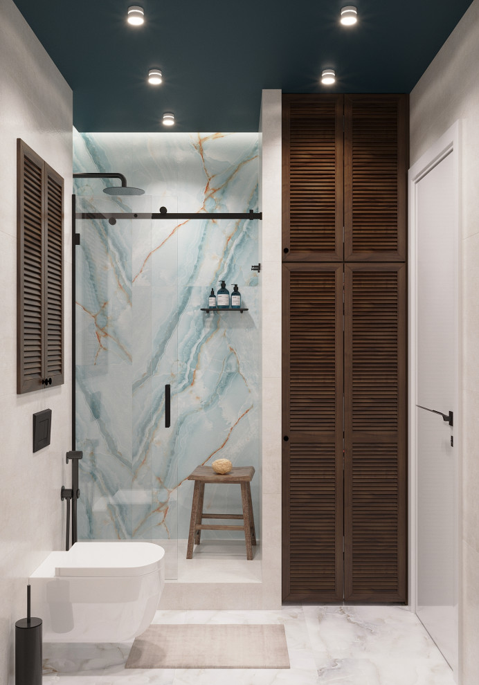 Гостевой санузел в 3-к. квартире ЖК "HeadLiner"