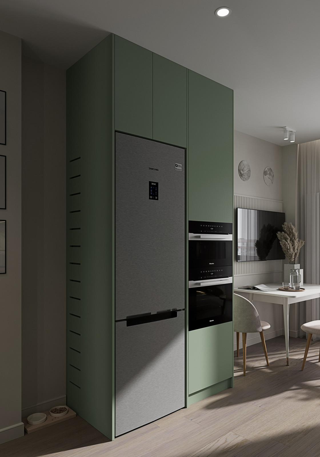 Яркие акценты в двухкомнатной квартире в Красногорске