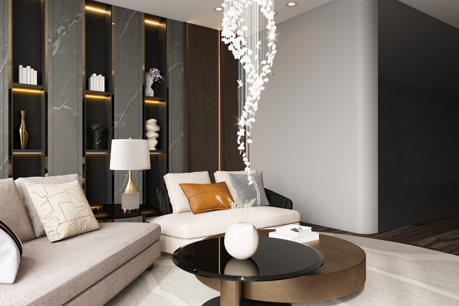 Обложка проекта: Гостиная загородного дома в Итальянском проектировании