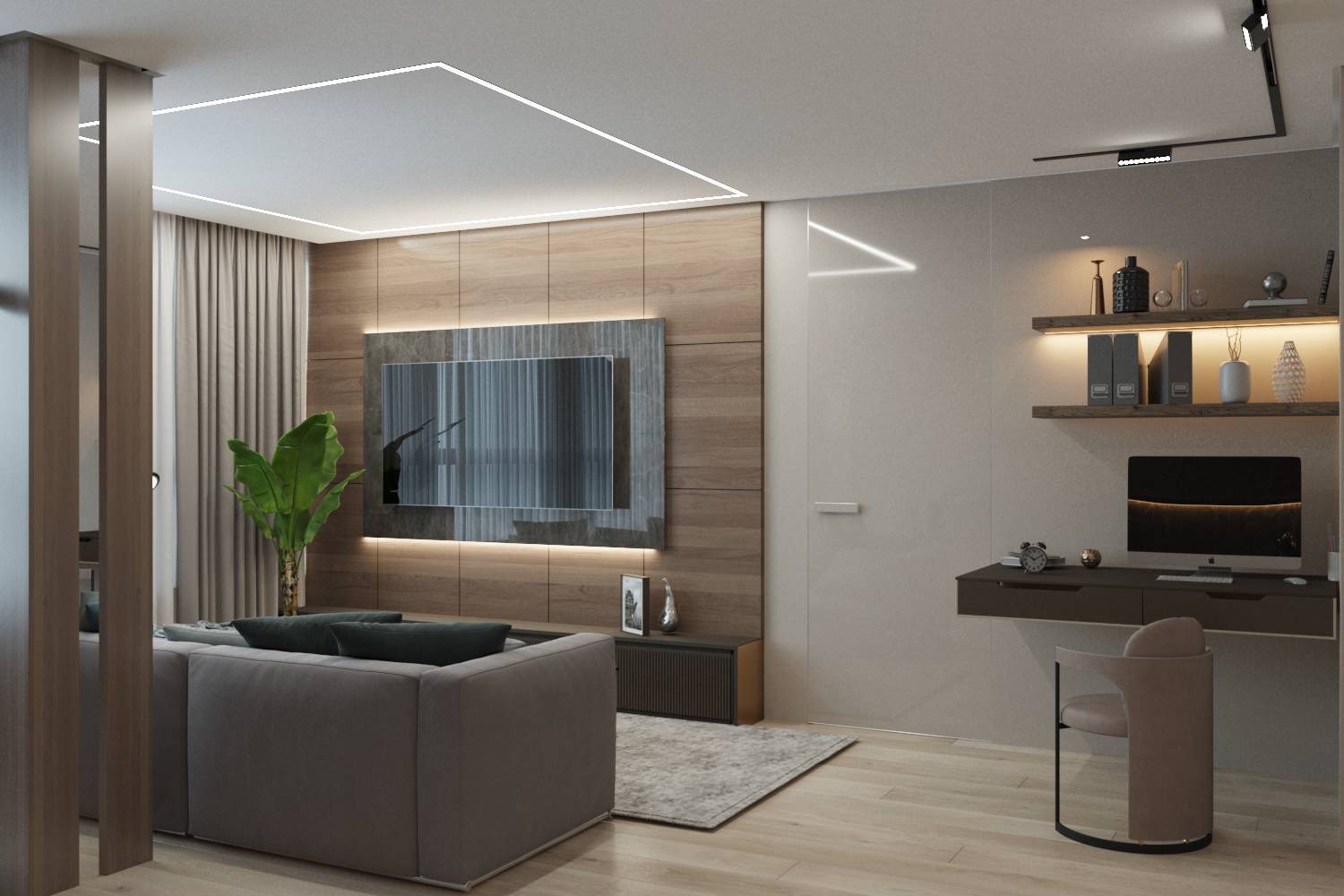 Двухкомнатная квартира среди облаков