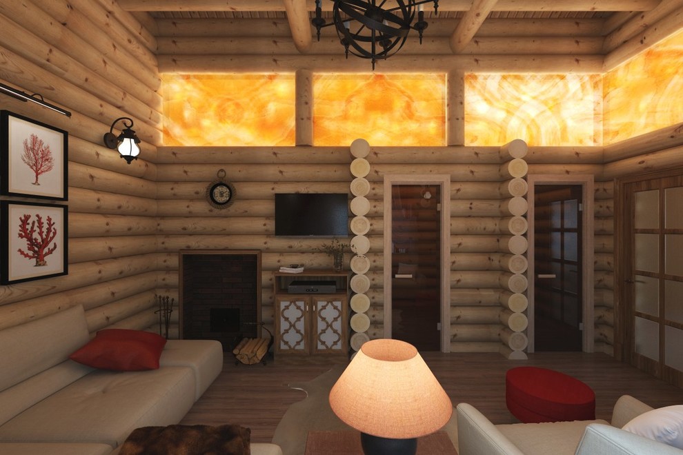 Гостевой дом с сауной для молодой пары, 41 кв.м.