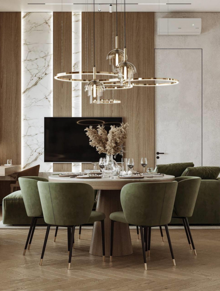 Интерьер квартиры для семьи из 5 человек, 150 м2