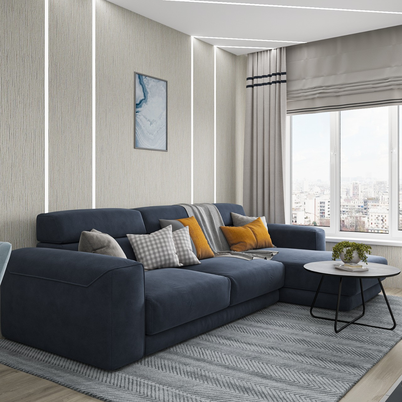 Гостиная - кухня