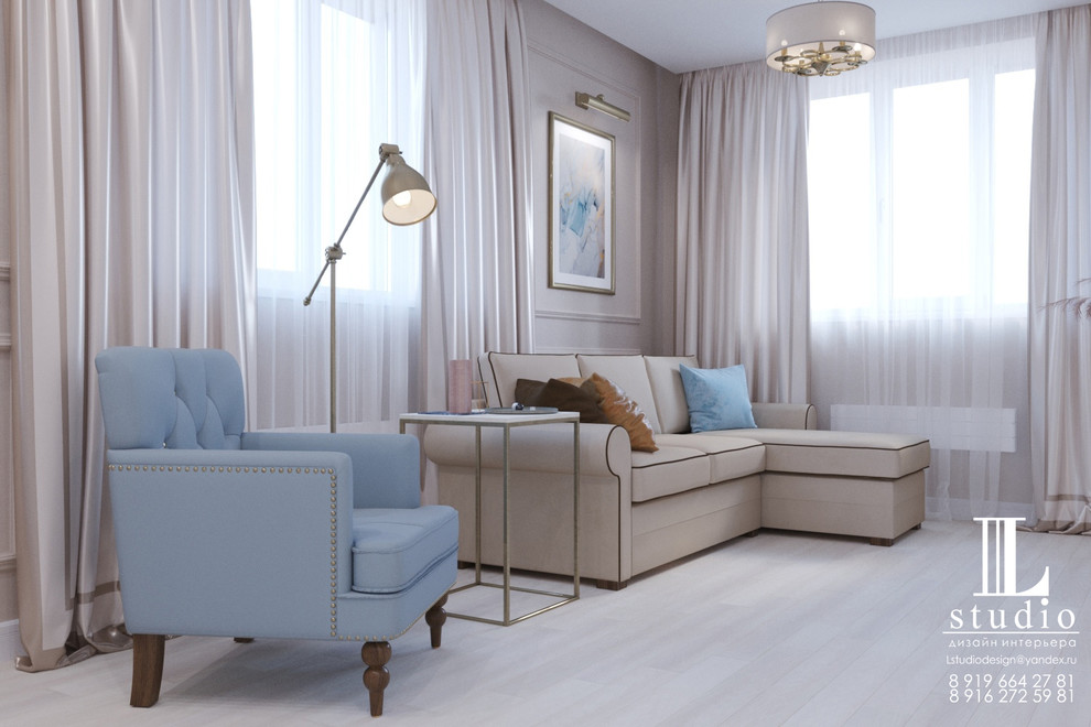 Неоклассика с голубыми акцентами