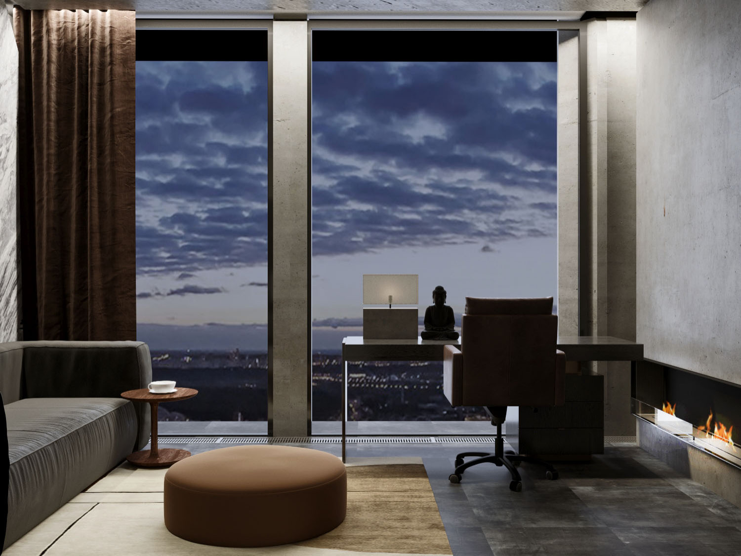 Апартаменты в небоскребе Neva Towers (Москва-Сити)