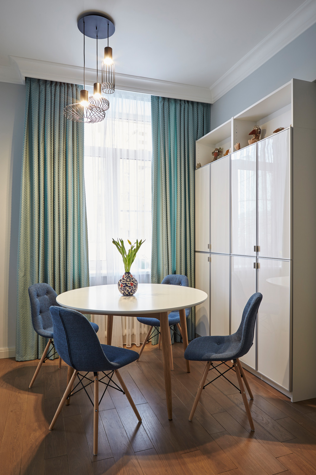 Обеденная зона в скандинавском стиле